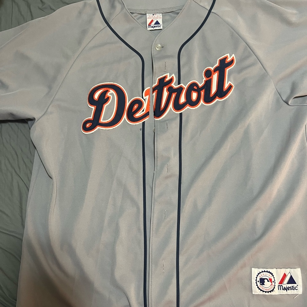 Detroit tigers away jersey. No name
